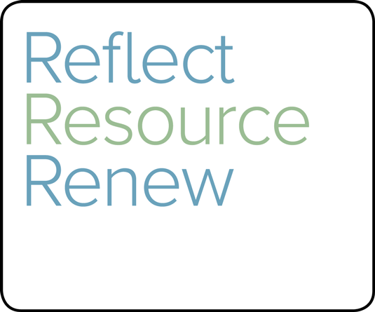 Reflejar, Recurso, Renovar logo